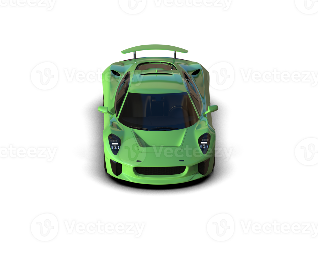 Realistic race car isolated on background. 3d rendering - illustration png