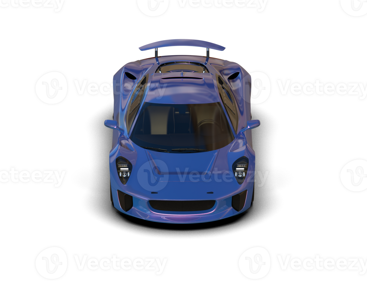 Realistic race car isolated on background. 3d rendering - illustration png