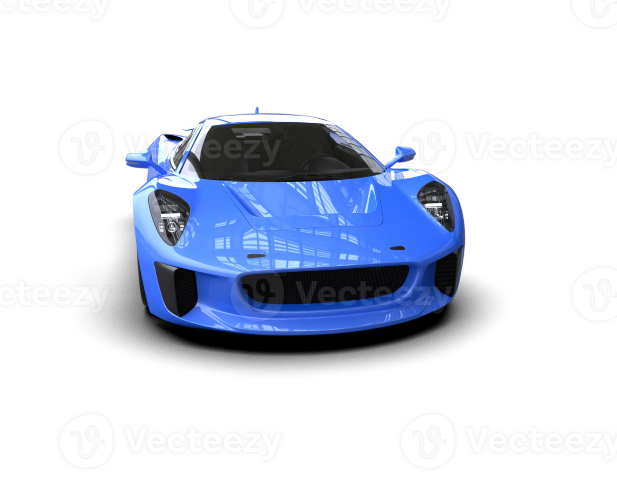 Realistic race car isolated on background. 3d rendering - illustration png