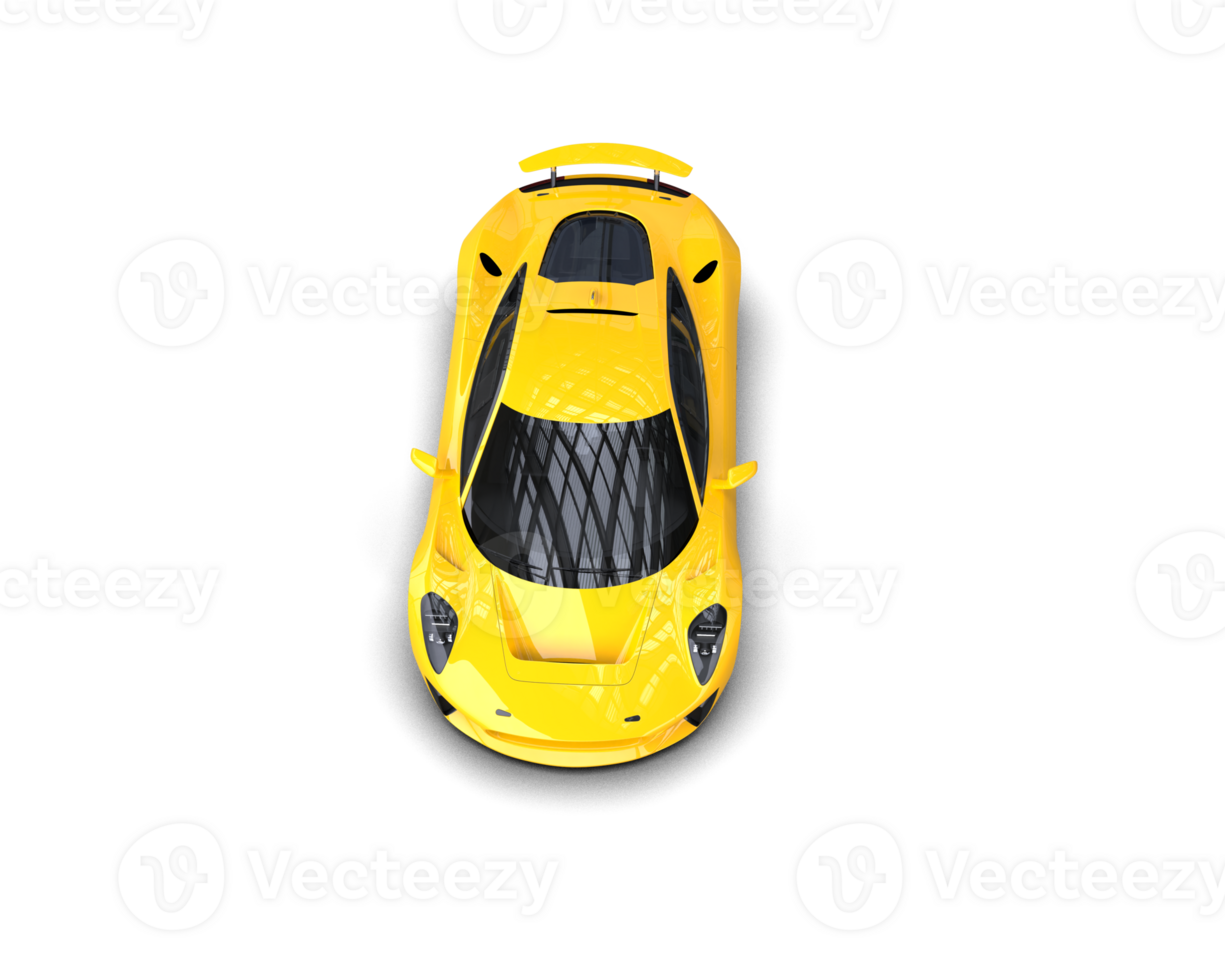 Realistic race car isolated on background. 3d rendering - illustration png