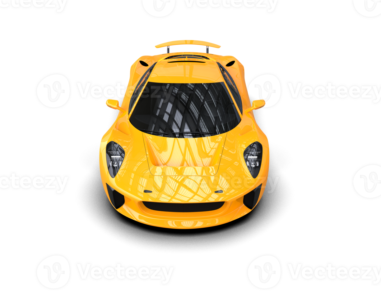 Realistic race car isolated on background. 3d rendering - illustration png