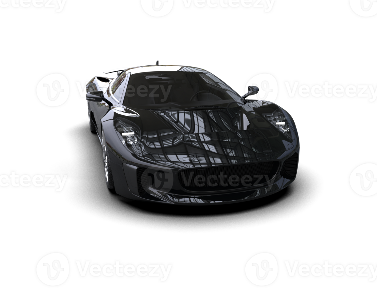 Realistic race car isolated on background. 3d rendering - illustration png