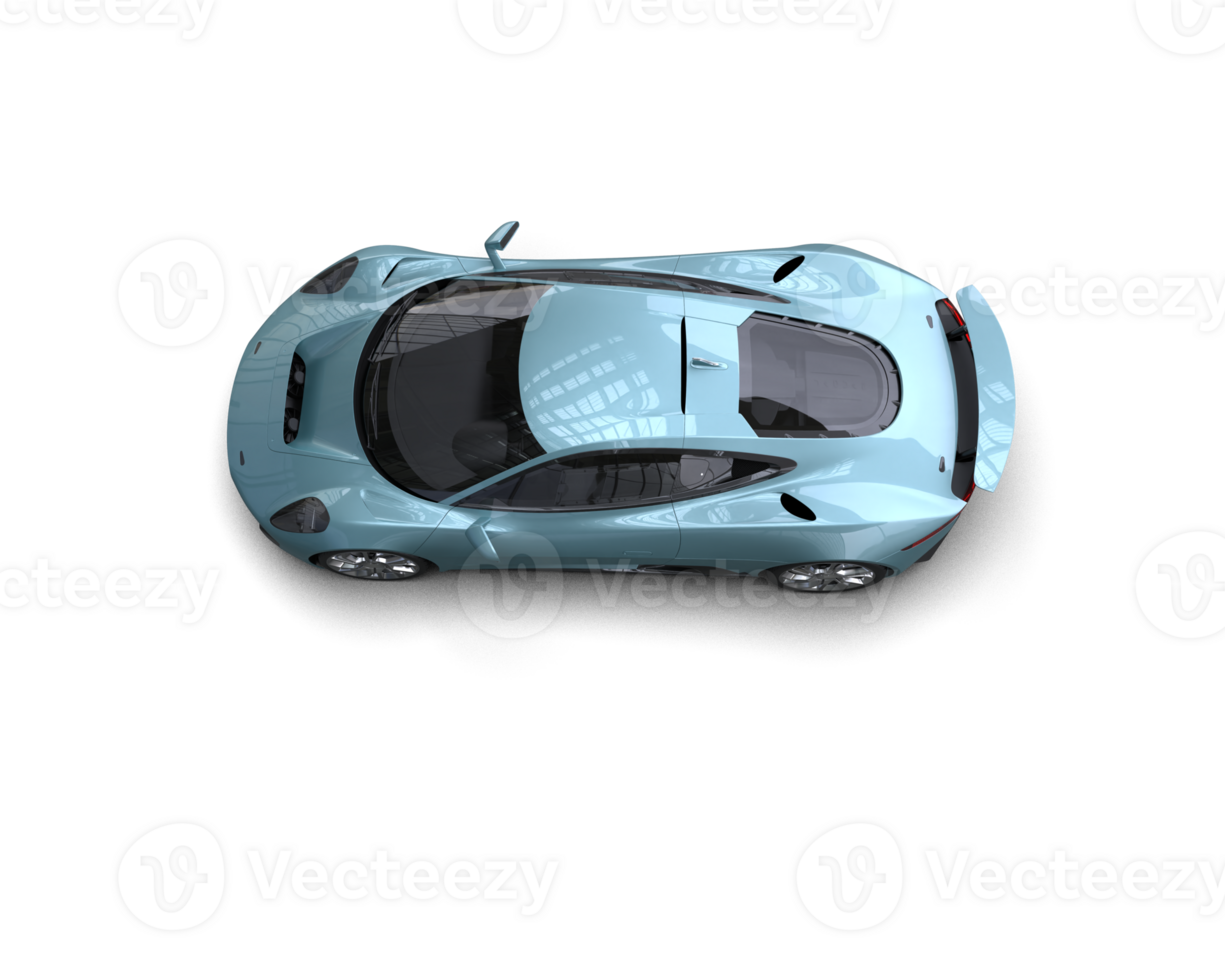 Realistic race car isolated on background. 3d rendering - illustration png