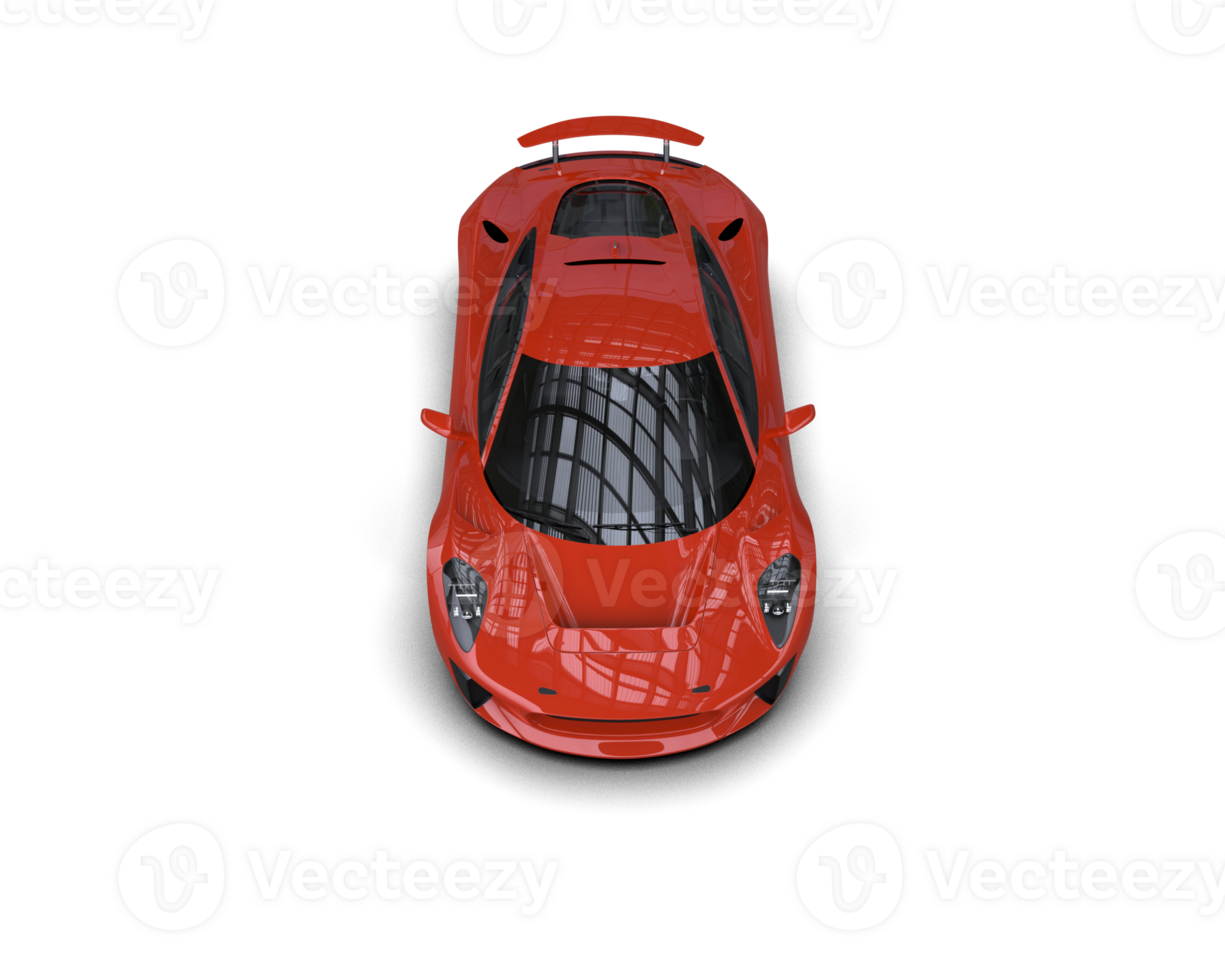 Realistic race car isolated on background. 3d rendering - illustration png