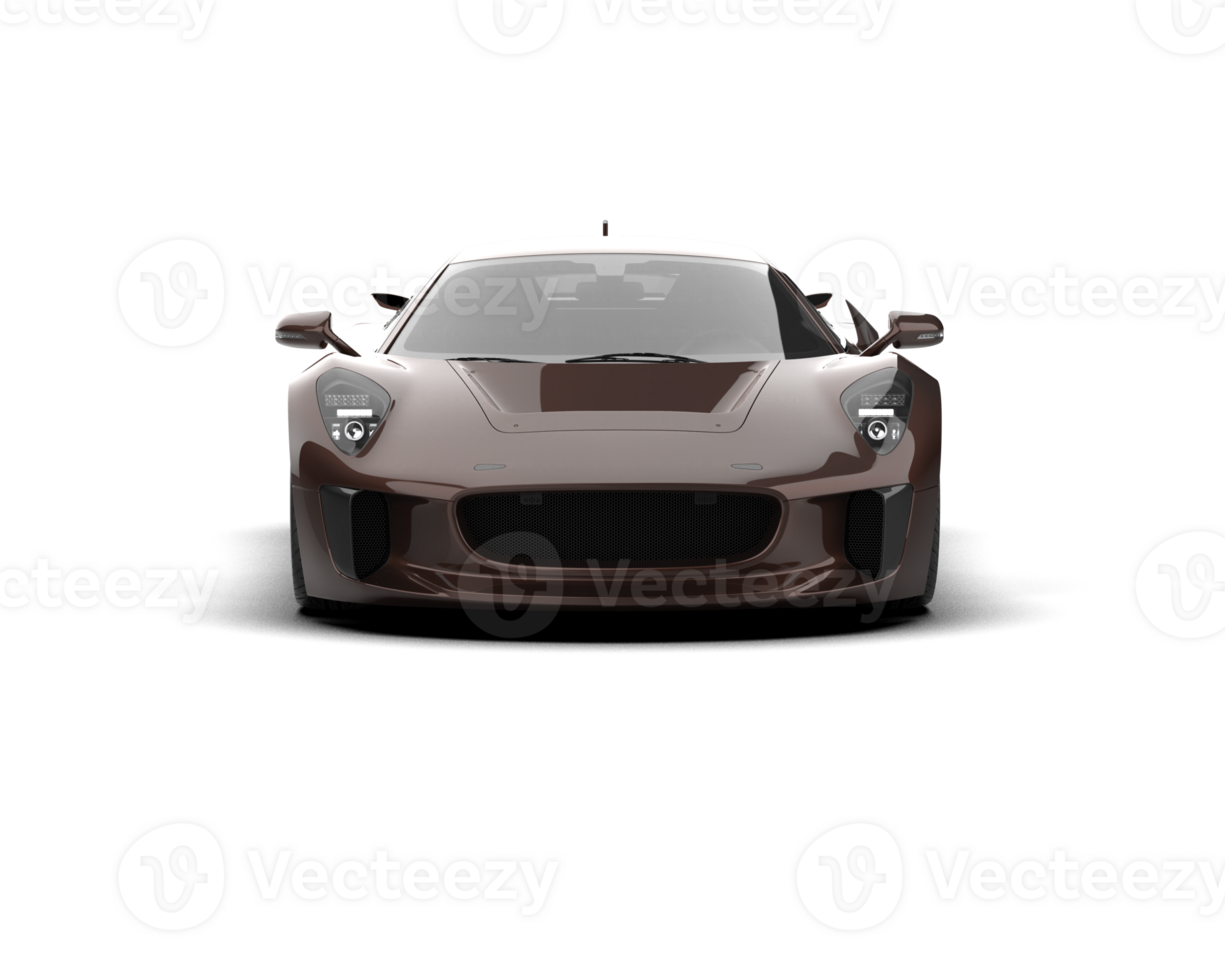 Realistic race car isolated on background. 3d rendering - illustration png