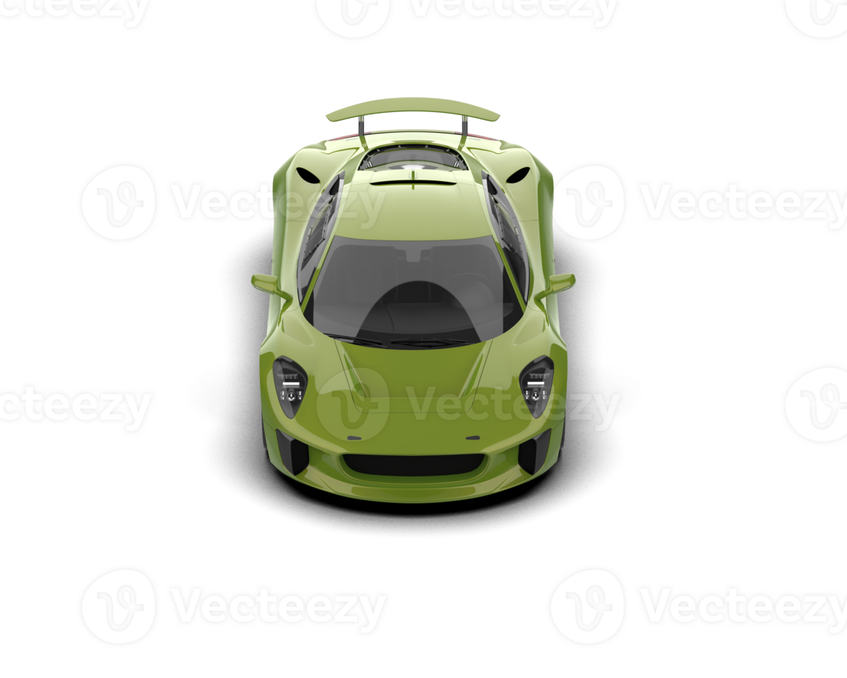 Realistic race car isolated on background. 3d rendering - illustration png