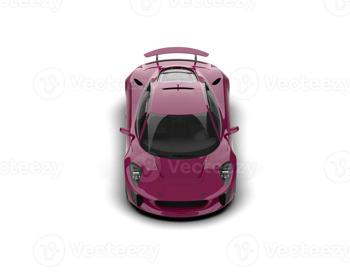 Realistic race car isolated on background. 3d rendering - illustration png