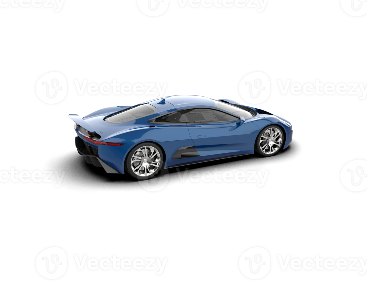 Realistic race car isolated on background. 3d rendering - illustration png
