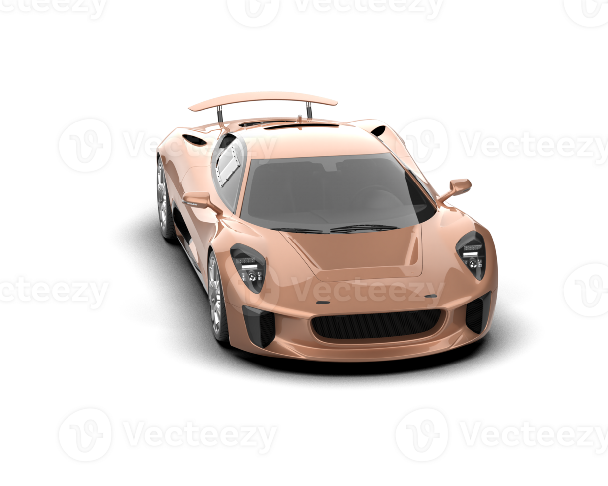 Realistic race car isolated on background. 3d rendering - illustration png