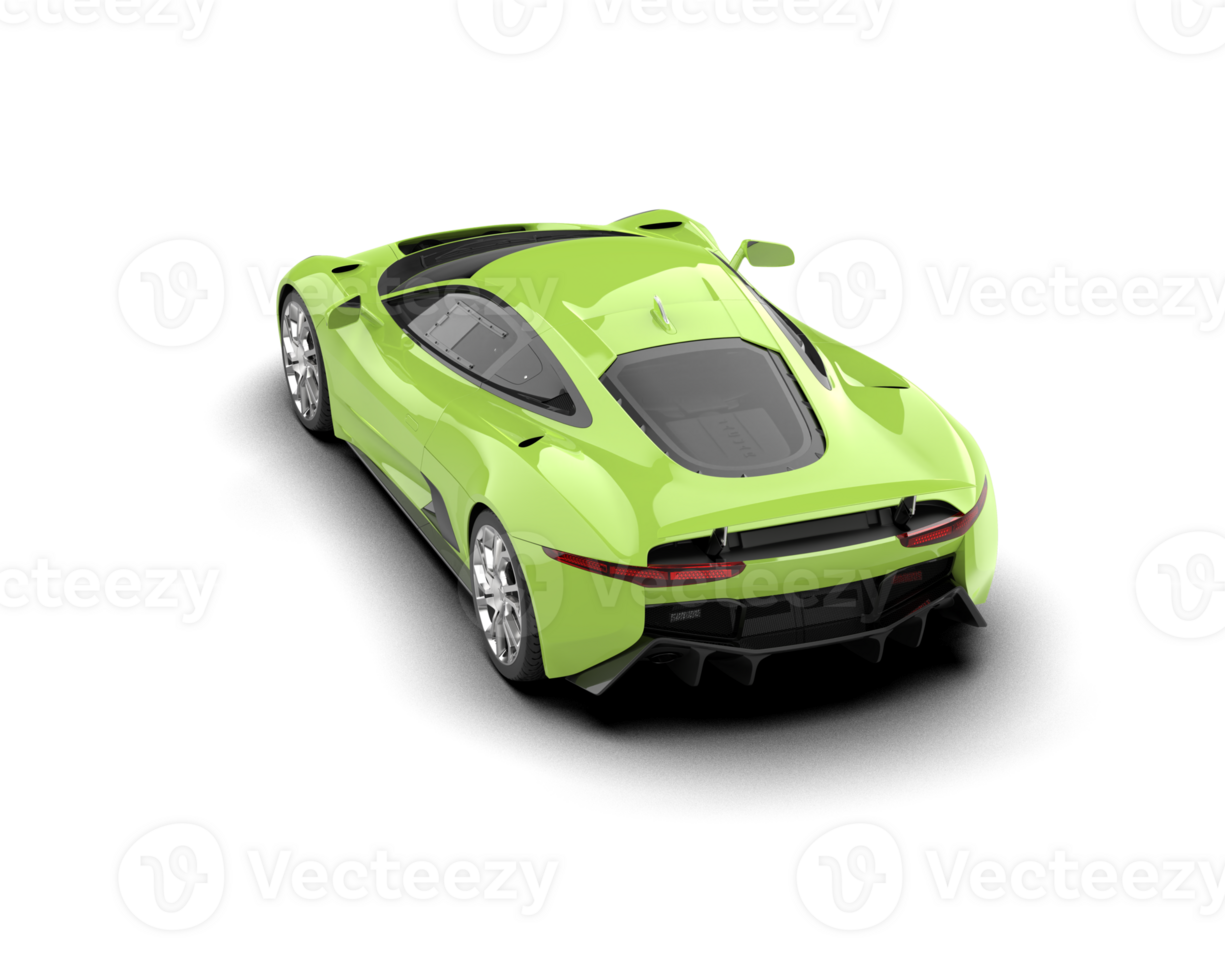 Realistic race car isolated on background. 3d rendering - illustration png