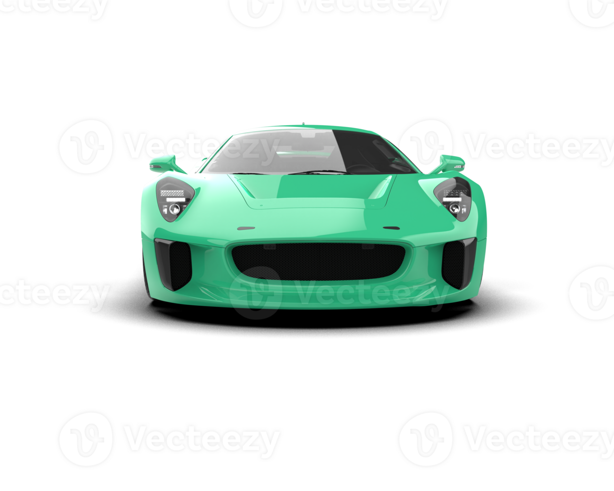 Realistic race car isolated on background. 3d rendering - illustration png