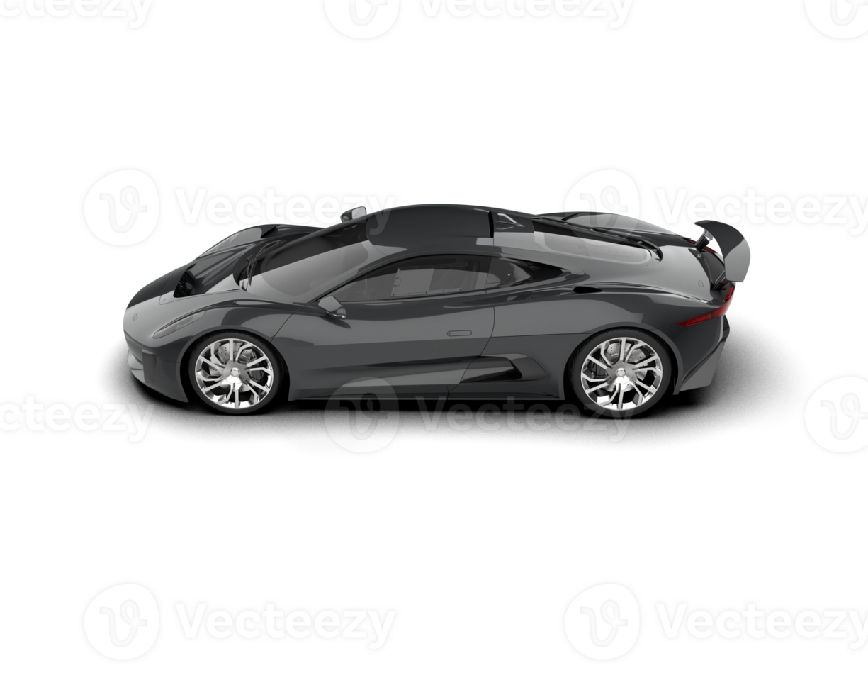 Realistic race car isolated on background. 3d rendering - illustration png