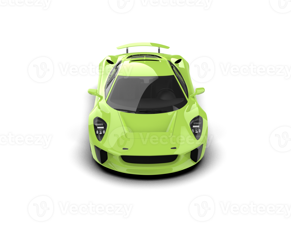 Realistic race car isolated on background. 3d rendering - illustration png