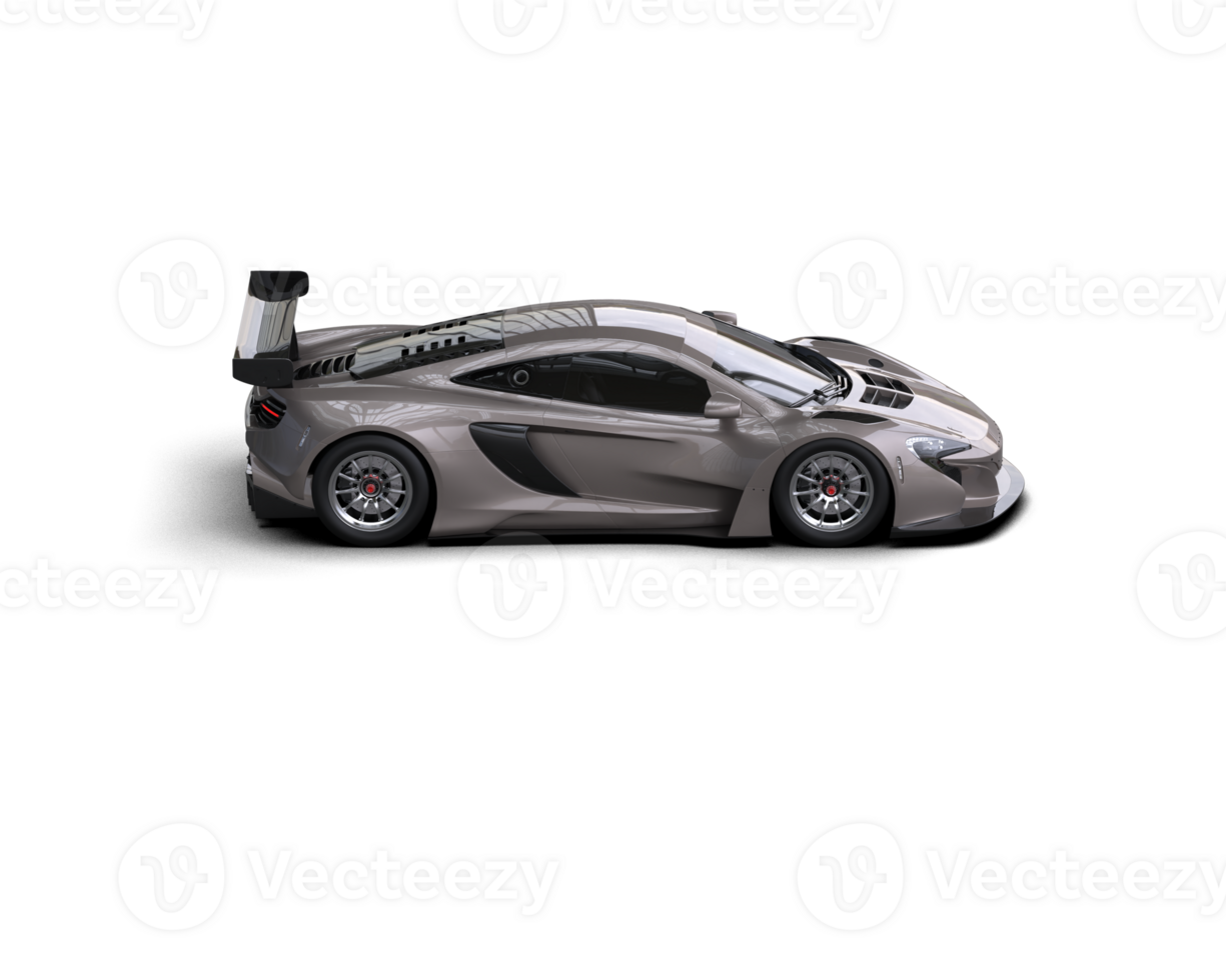 Realistic race car isolated on background. 3d rendering - illustration png