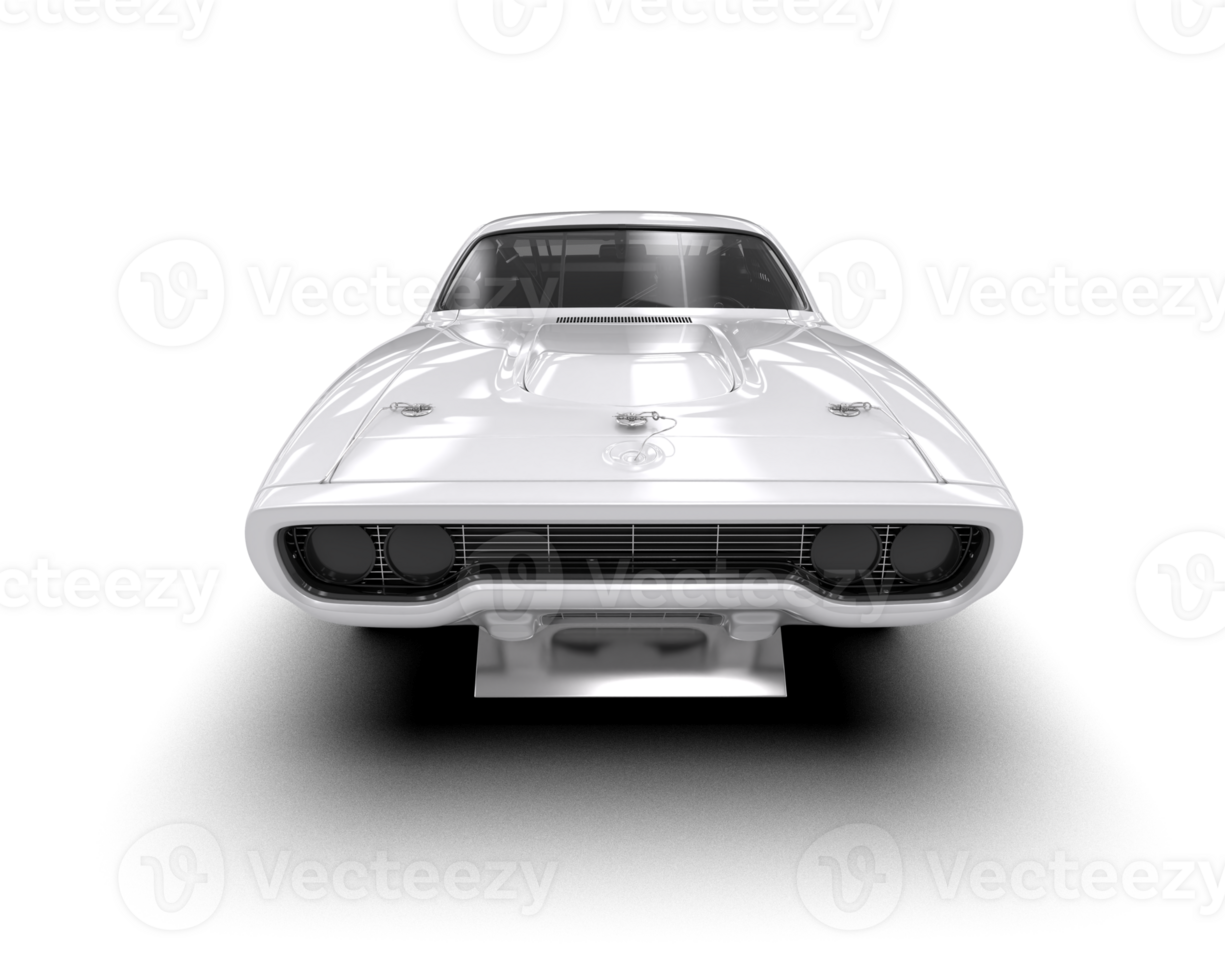 Realistic race car isolated on background. 3d rendering - illustration png