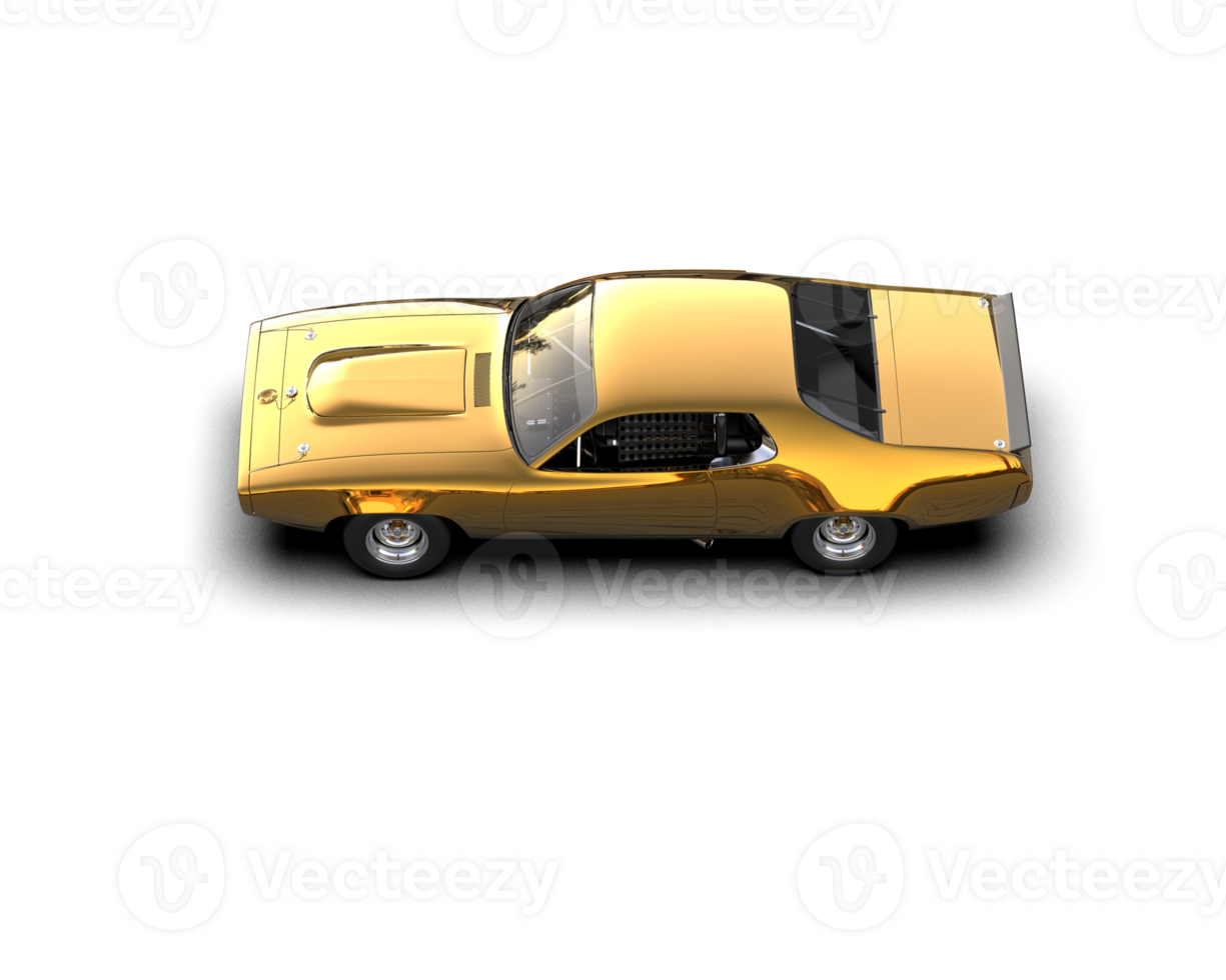 Realistic race car isolated on background. 3d rendering - illustration png