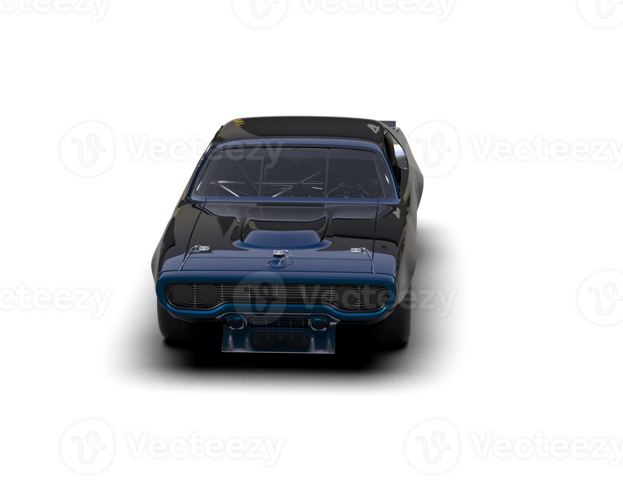 Realistic race car isolated on background. 3d rendering - illustration png