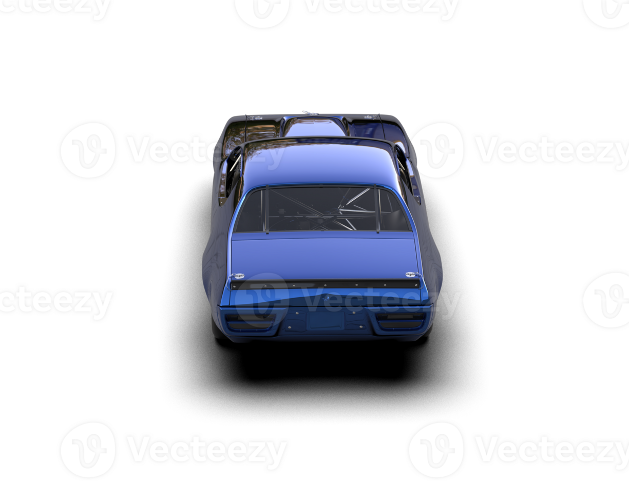 Realistic race car isolated on background. 3d rendering - illustration png