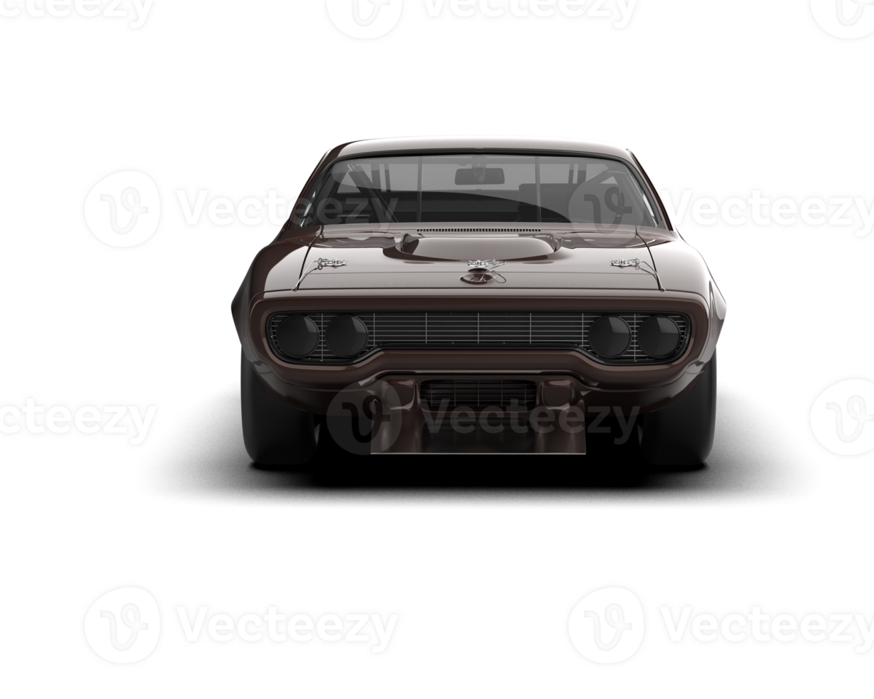 Realistic race car isolated on background. 3d rendering - illustration png