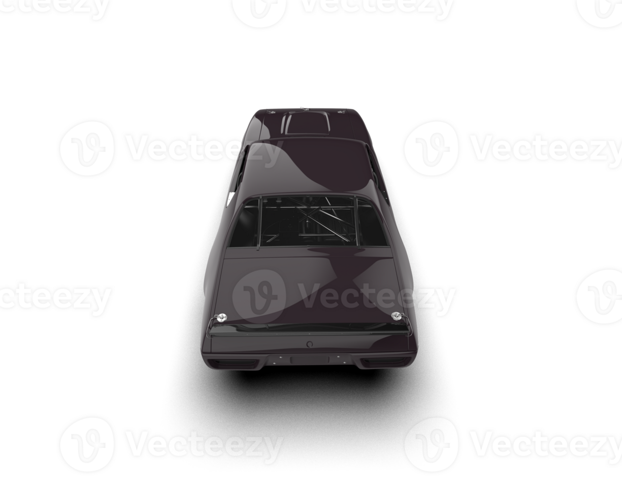 Realistic race car isolated on background. 3d rendering - illustration png