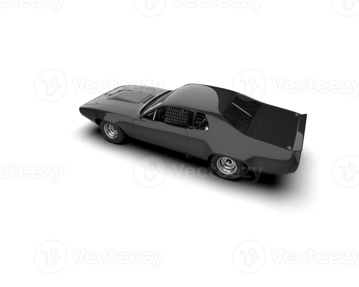 Realistic race car isolated on background. 3d rendering - illustration png