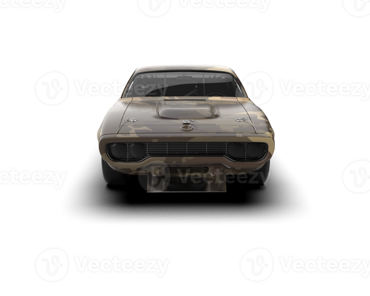 Realistic race car isolated on background. 3d rendering - illustration png