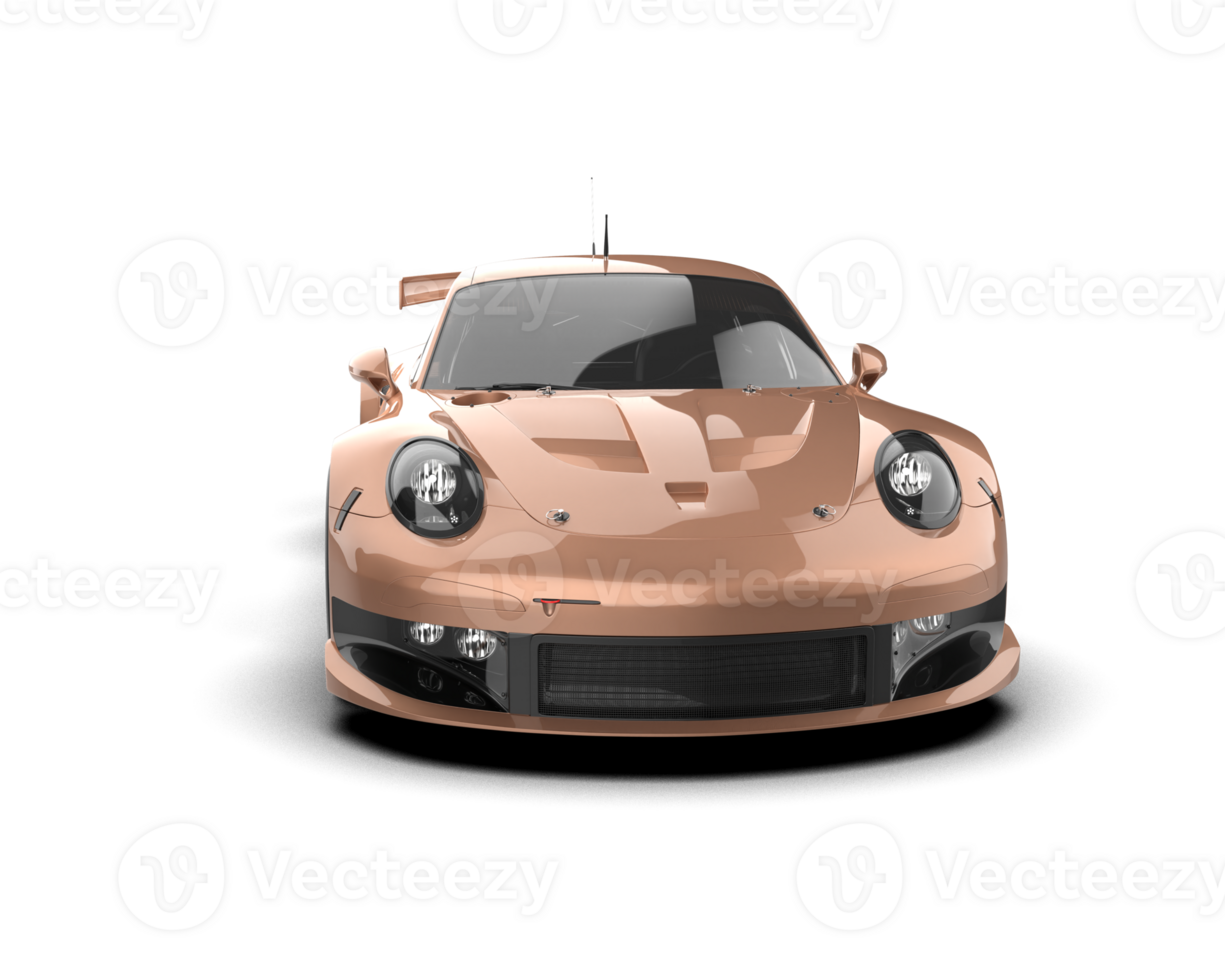 Realistic race car isolated on background. 3d rendering - illustration png