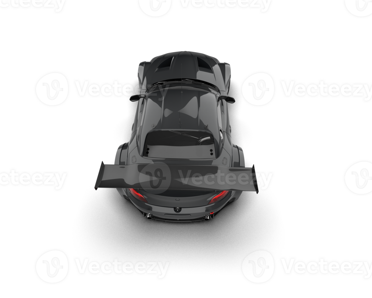 Realistic race car isolated on background. 3d rendering - illustration png