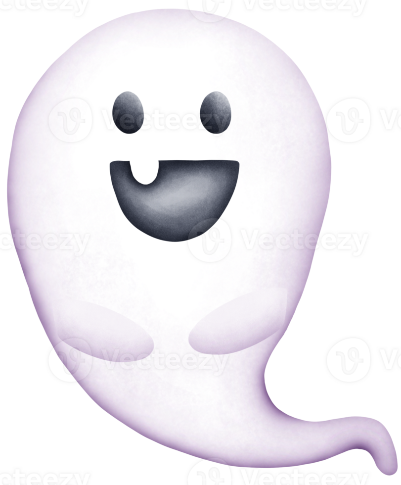 Cute Watercolor Halloween Clipart - Trick or Treat Illustration png