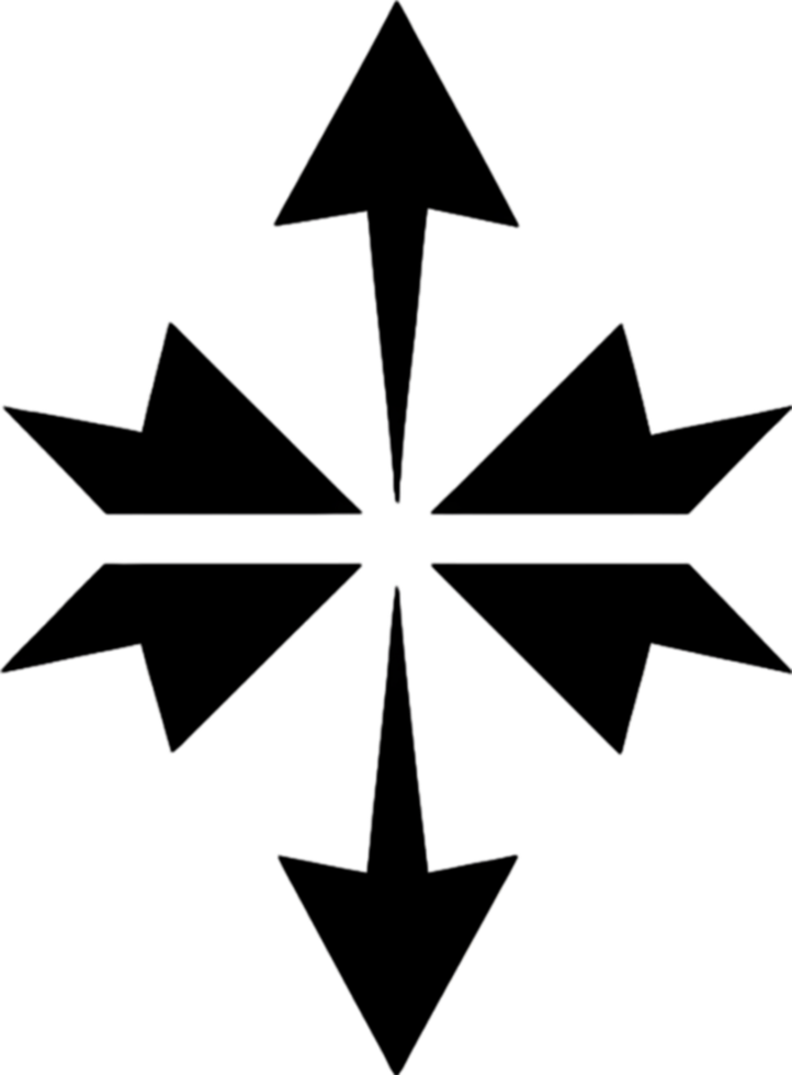 Elegant Maltese Cross Clipart for Religious Design. AI-generated. png