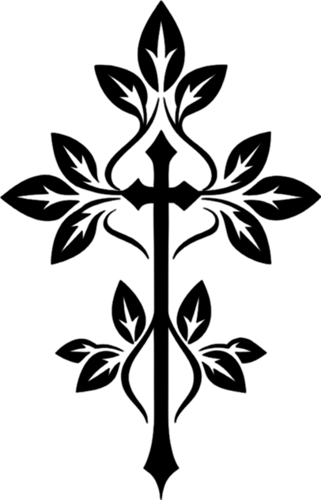 Occitan Cross, Symbol of Southern French Heritage. AI-generated. png