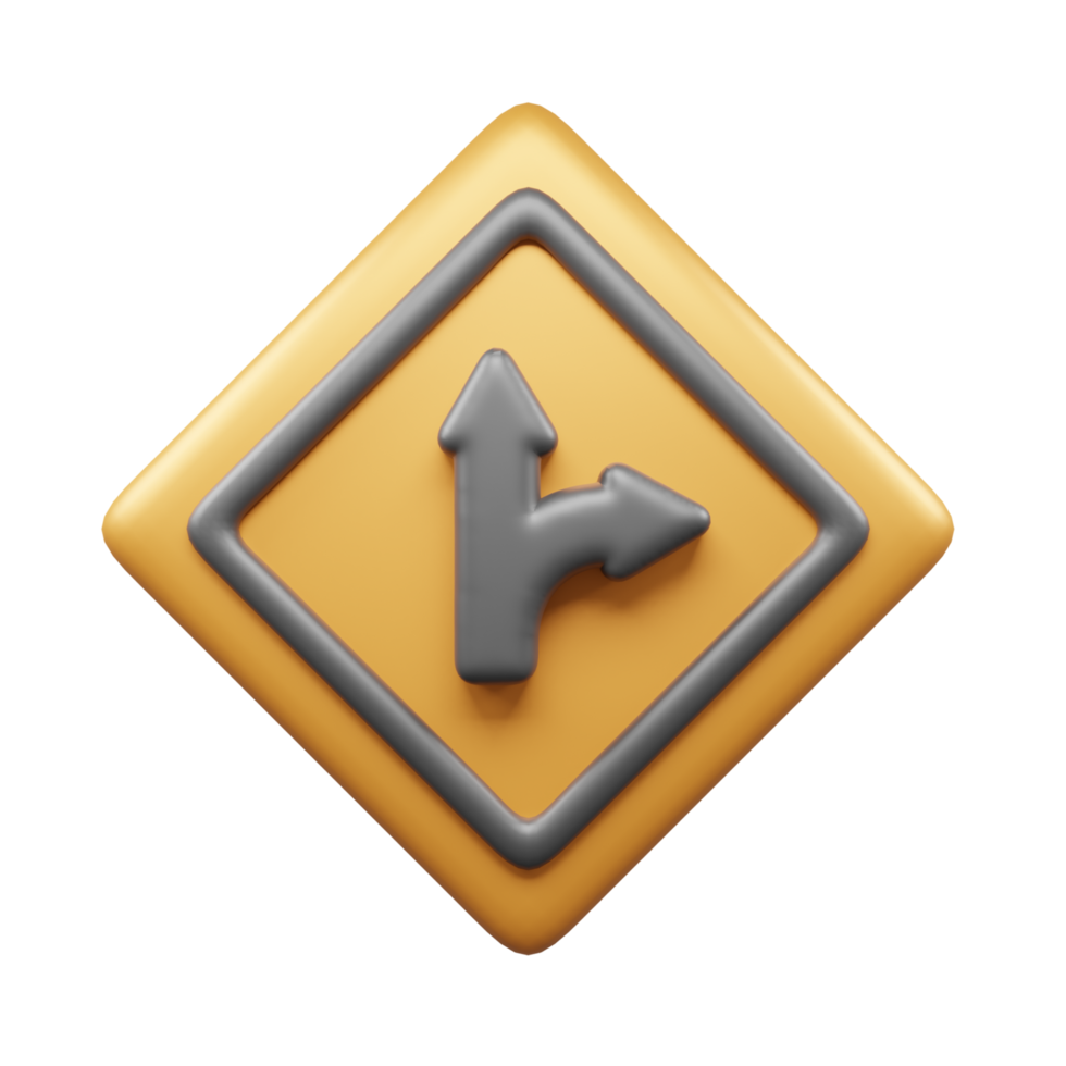 Traffic Sign And Symbol 3D Icon or Road sign 3d icon png