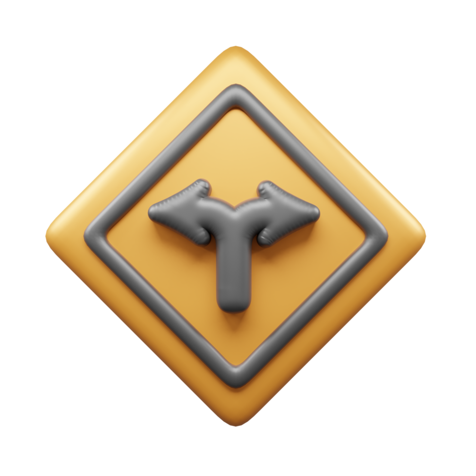 Traffic Sign And Symbol 3D Icon or Road sign 3d icon png