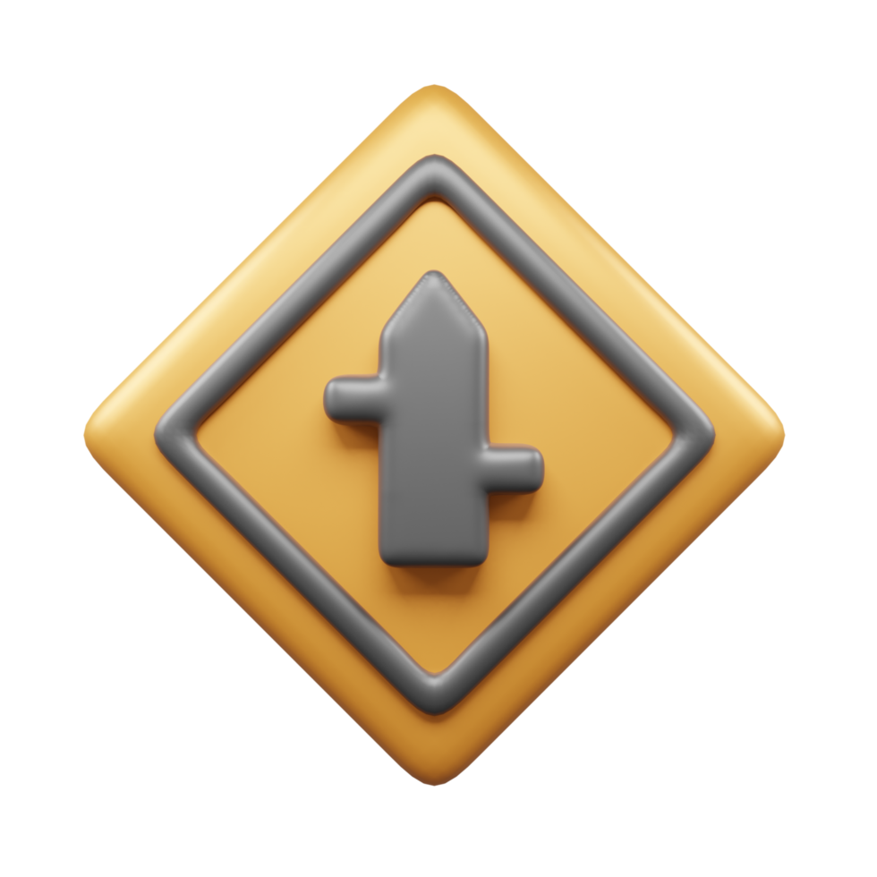 Traffic Sign And Symbol 3D Icon or Road sign 3d icon png