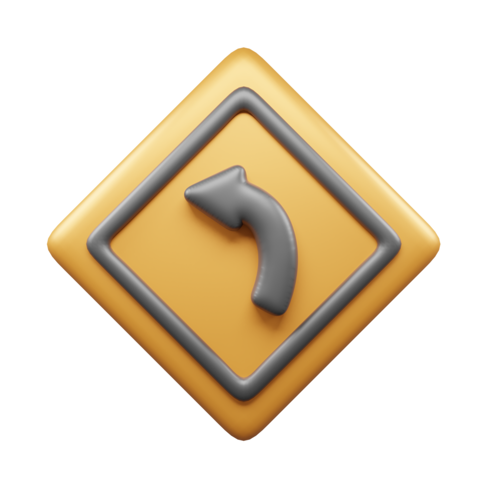 Traffic Sign And Symbol 3D Icon or Road sign 3d icon png