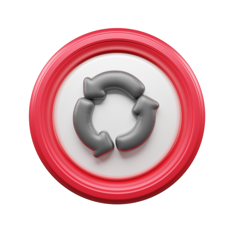 Traffic Sign And Symbol 3D Icon or Road sign 3d icon png