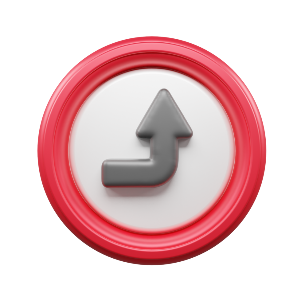 Traffic Sign And Symbol 3D Icon or Road sign 3d icon png