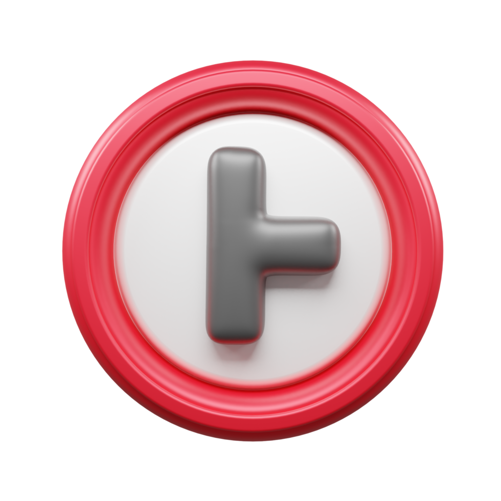 Traffic Sign And Symbol 3D Icon or Road sign 3d icon png