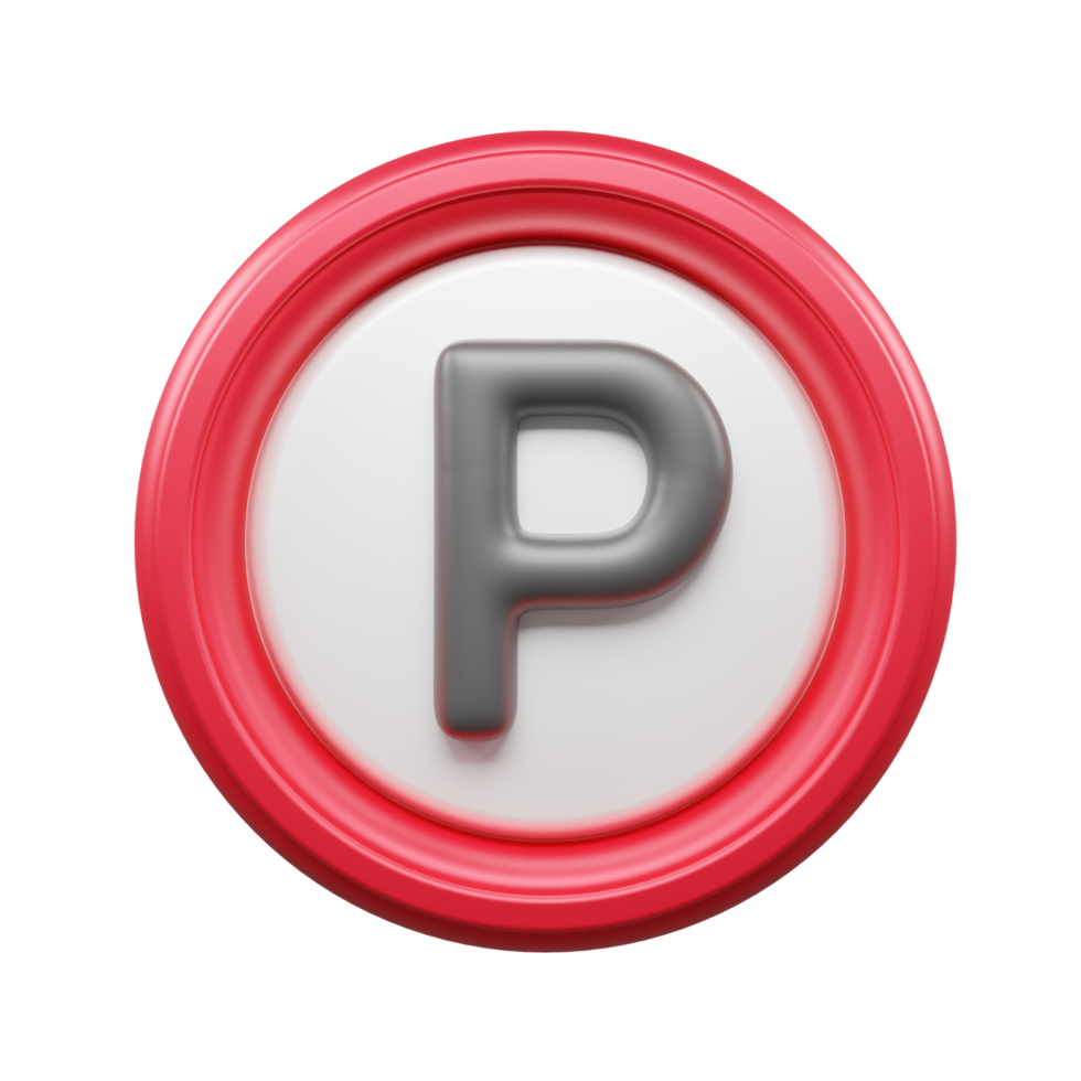 Traffic Sign And Symbol 3D Icon or Road sign 3d icon png