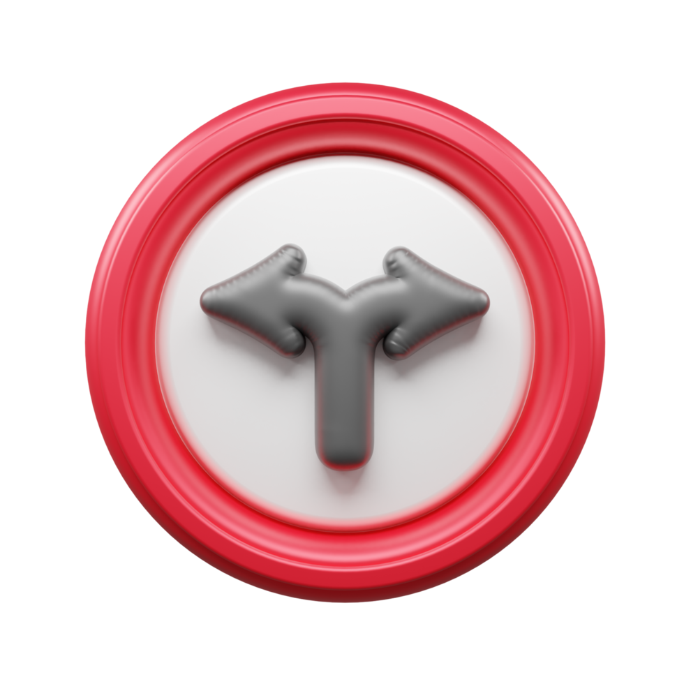 Traffic Sign And Symbol 3D Icon or Road sign 3d icon png