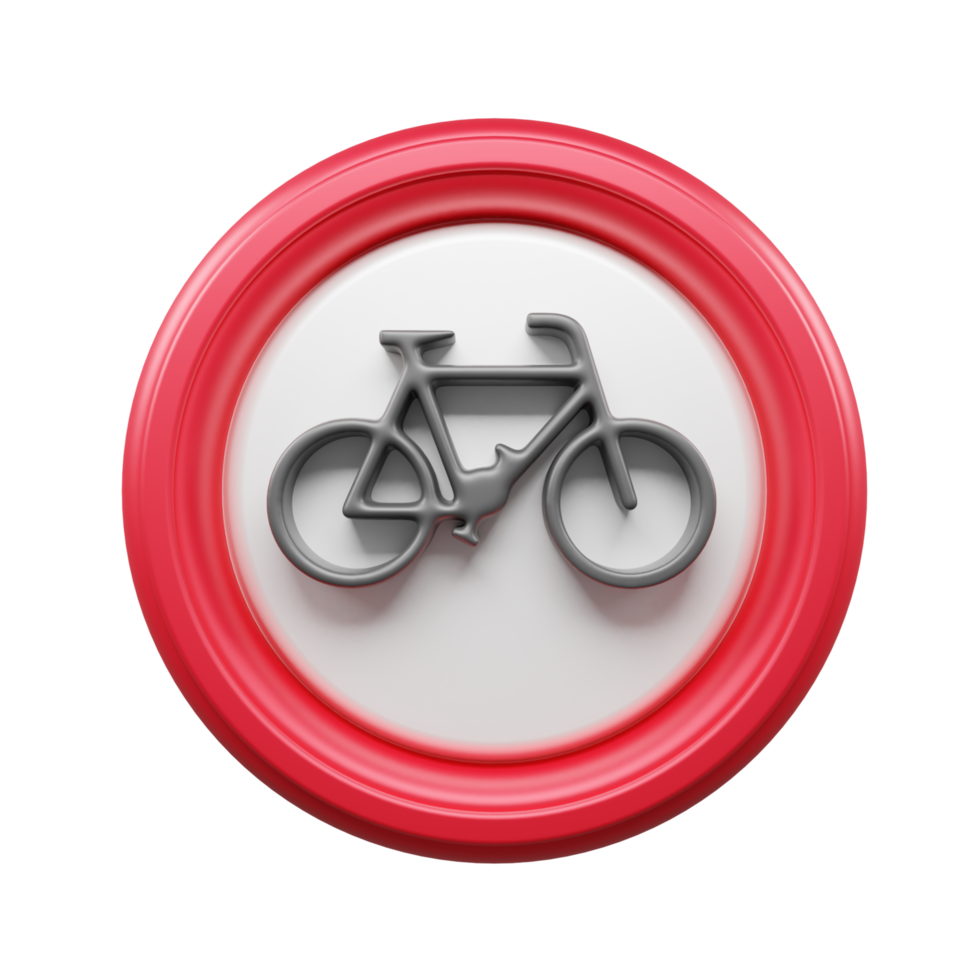 Traffic Sign And Symbol 3D Icon or Road sign 3d icon png