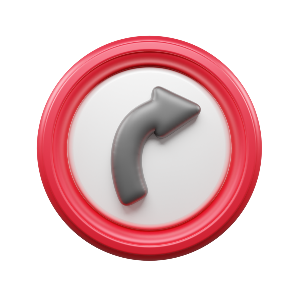 Traffic Sign And Symbol 3D Icon or Road sign 3d icon png