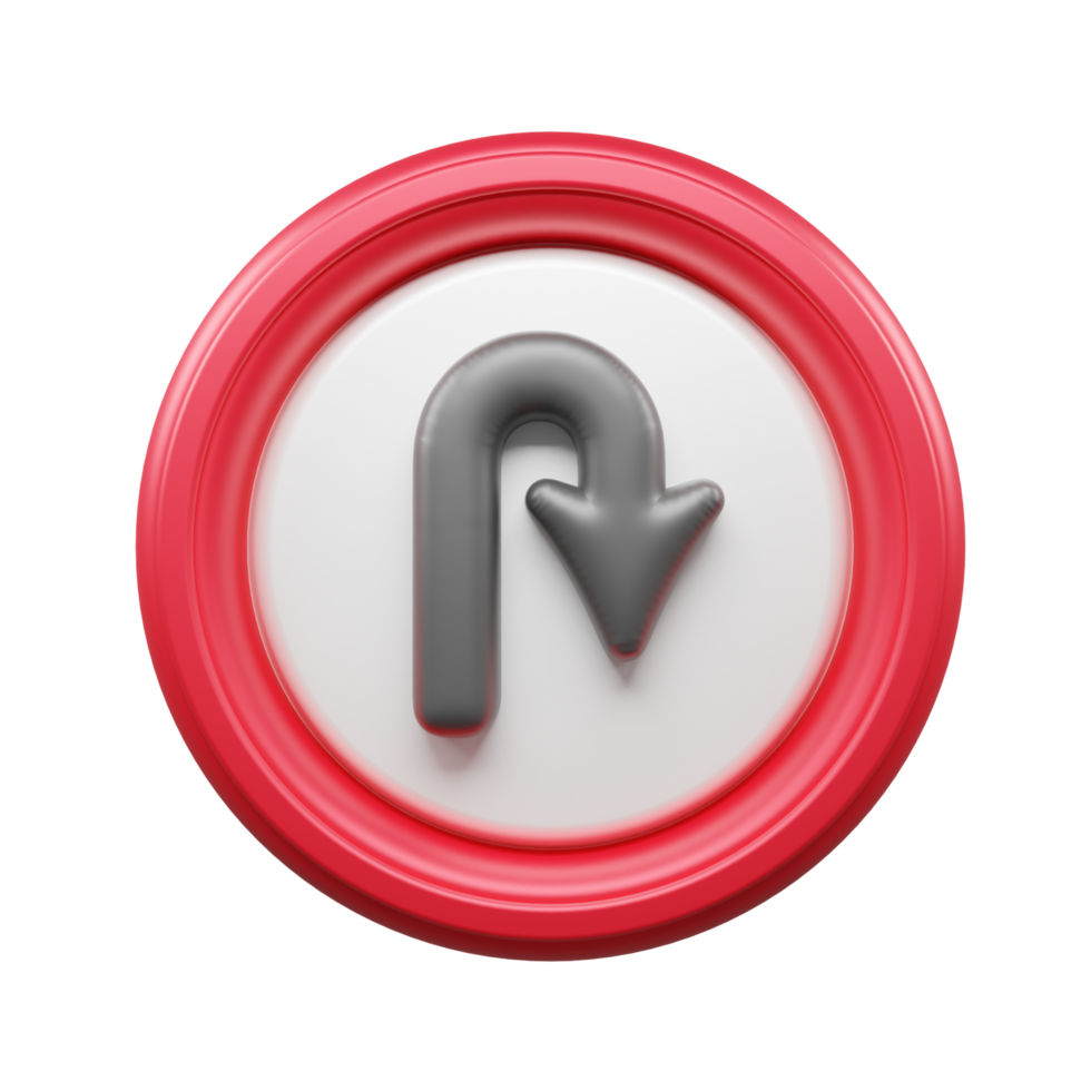Traffic Sign And Symbol 3D Icon or Road sign 3d icon png