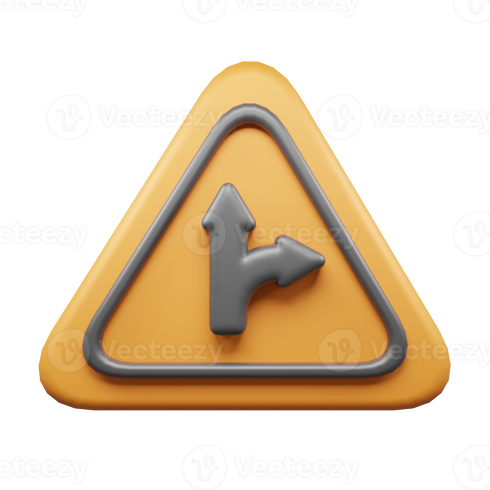 Traffic Sign And Symbol 3D Icon or Road sign 3d icon png