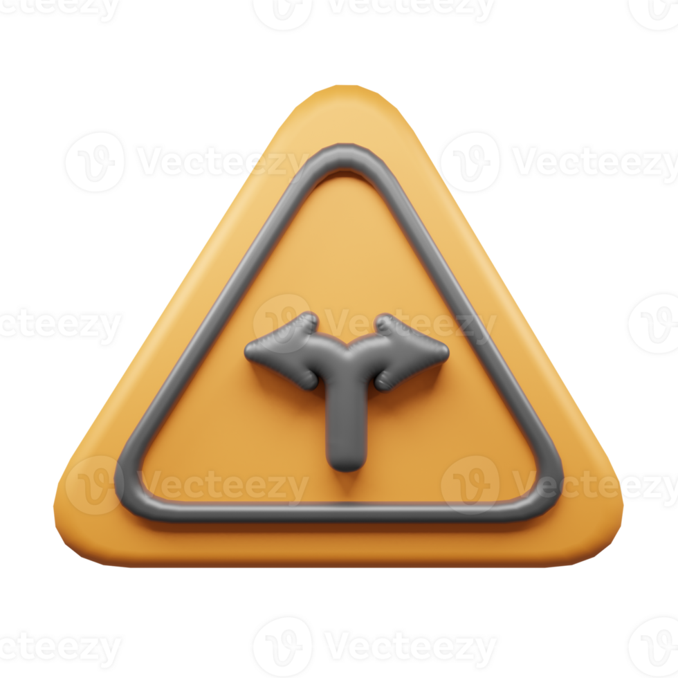 Traffic Sign And Symbol 3D Icon or Road sign 3d icon png