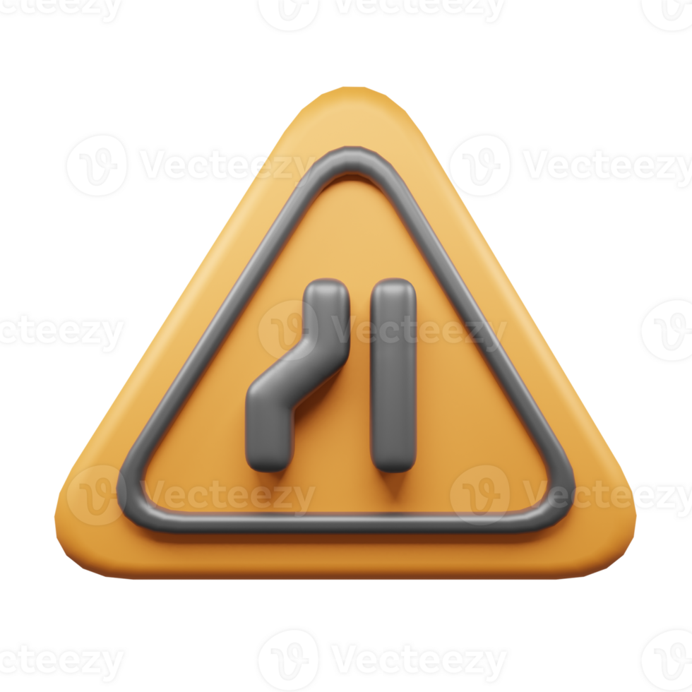 Traffic Sign And Symbol 3D Icon or Road sign 3d icon png