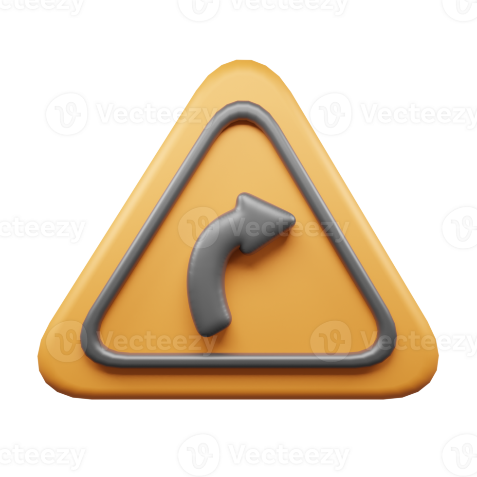 Traffic Sign And Symbol 3D Icon or Road sign 3d icon png
