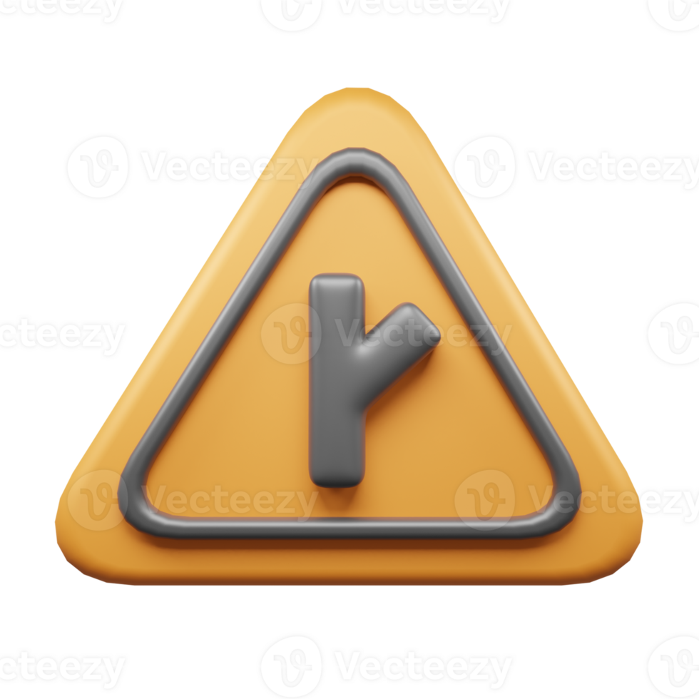 Traffic Sign And Symbol 3D Icon or Road sign 3d icon png