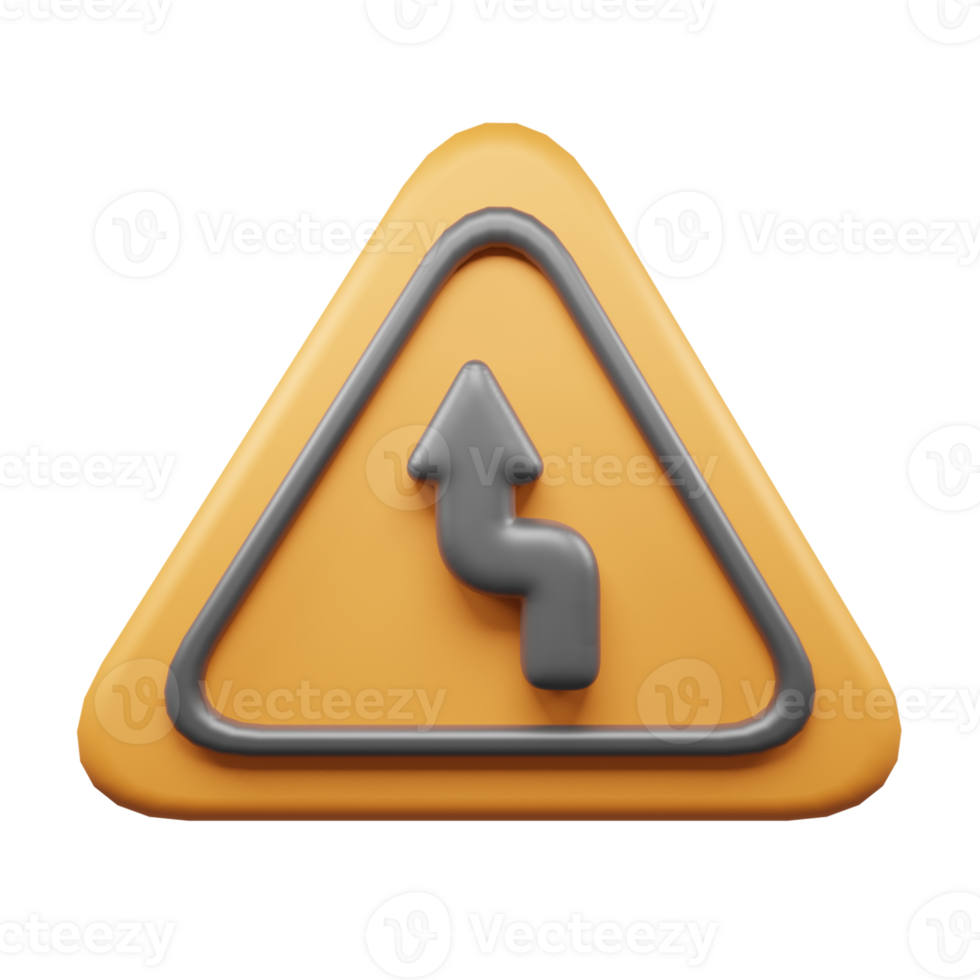 Traffic Sign And Symbol 3D Icon or Road sign 3d icon png