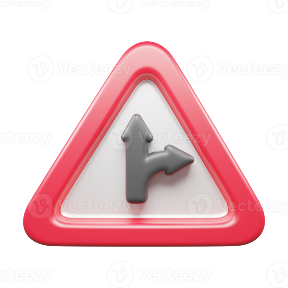 Traffic Sign And Symbol 3D Icon or Road sign 3d icon png